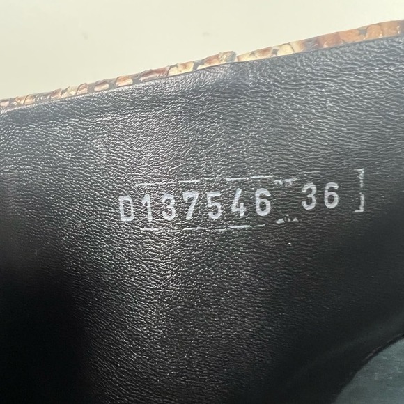 AGL MARETTE SNAKE EMBOSSED‎ LEATHER ANKLE BOOTS IN LEOPARD NWOB WOMEN'S SIZE 36 - Picture 11 of 13